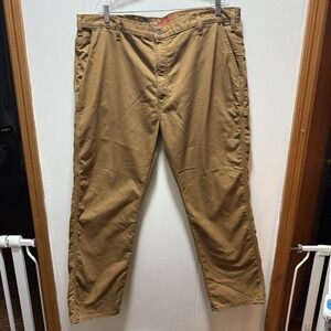 DICKIES Flex Regular Fit Cargo Pants Men's Size 42x30 Brown Duck‎ Canvas Stretch